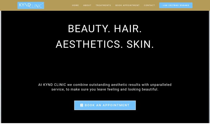 Screenshot of kyndclinic.com