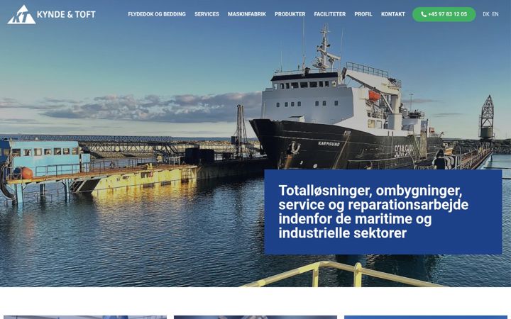 Screenshot of kyndeogtoft.dk