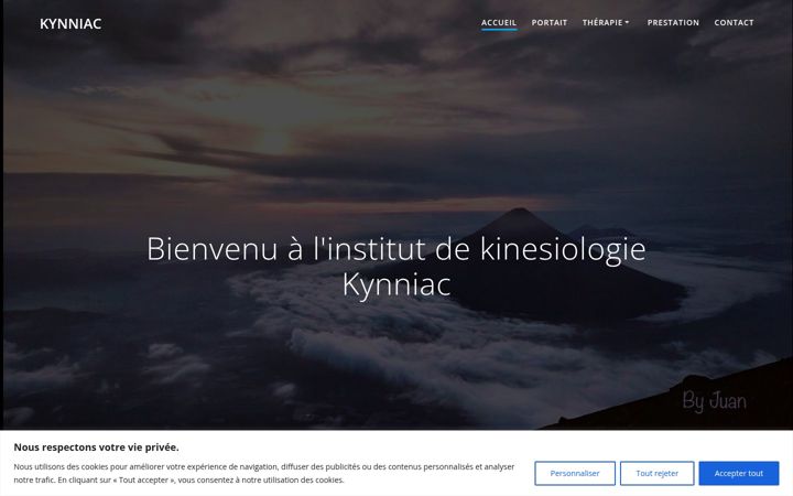Screenshot of kynniac.ch
