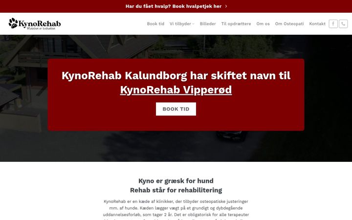 Екранна снимка на kynorehab-kalundborg.dk