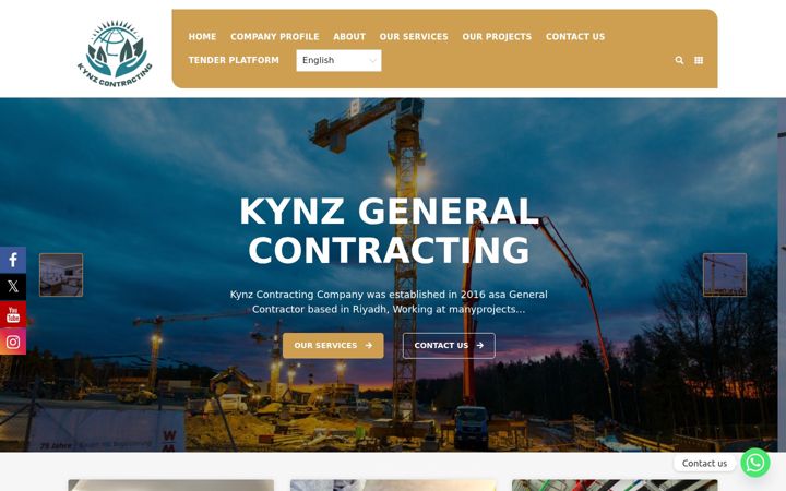 Screenshot of kynzcom.com