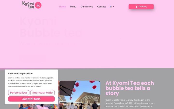 Screenshot of kyomitea.com