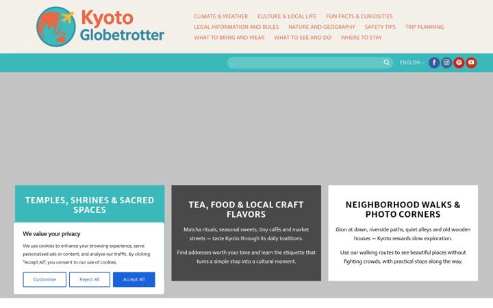 Screenshot of kyotoglobetrotter.com