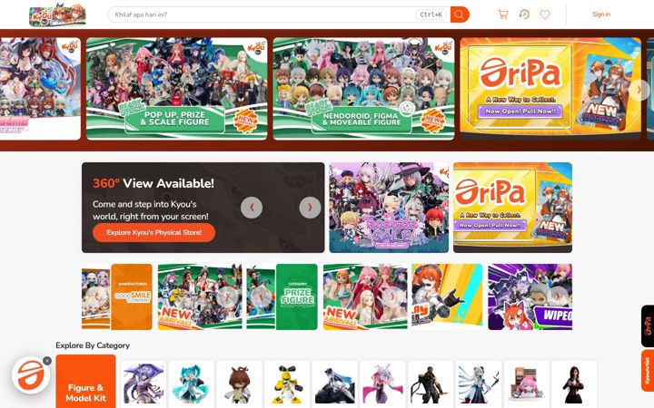 Screenshot of kyou.id