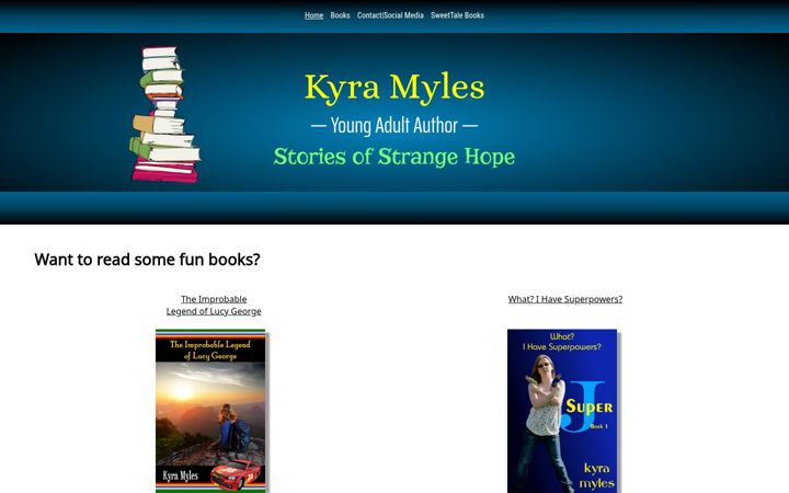 Screenshot of kyramyles.com