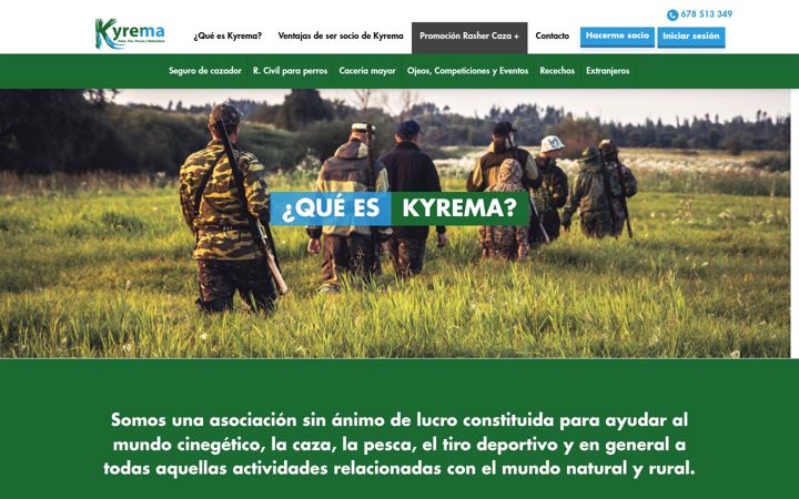 Screenshot of kyrema.es