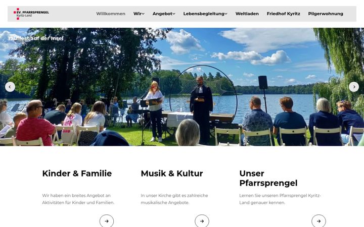Screenshot of kyritz-land-evangelisch.de