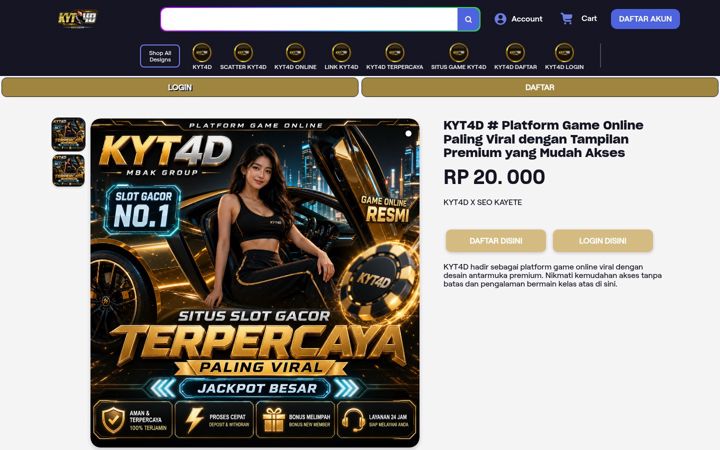 Screenshot of kyt4d.com