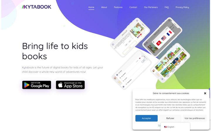 Screenshot of kytabook.com