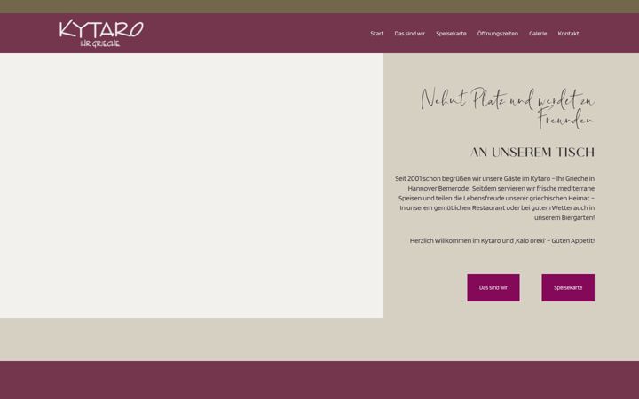 Screenshot of kytaro-der-grieche.org