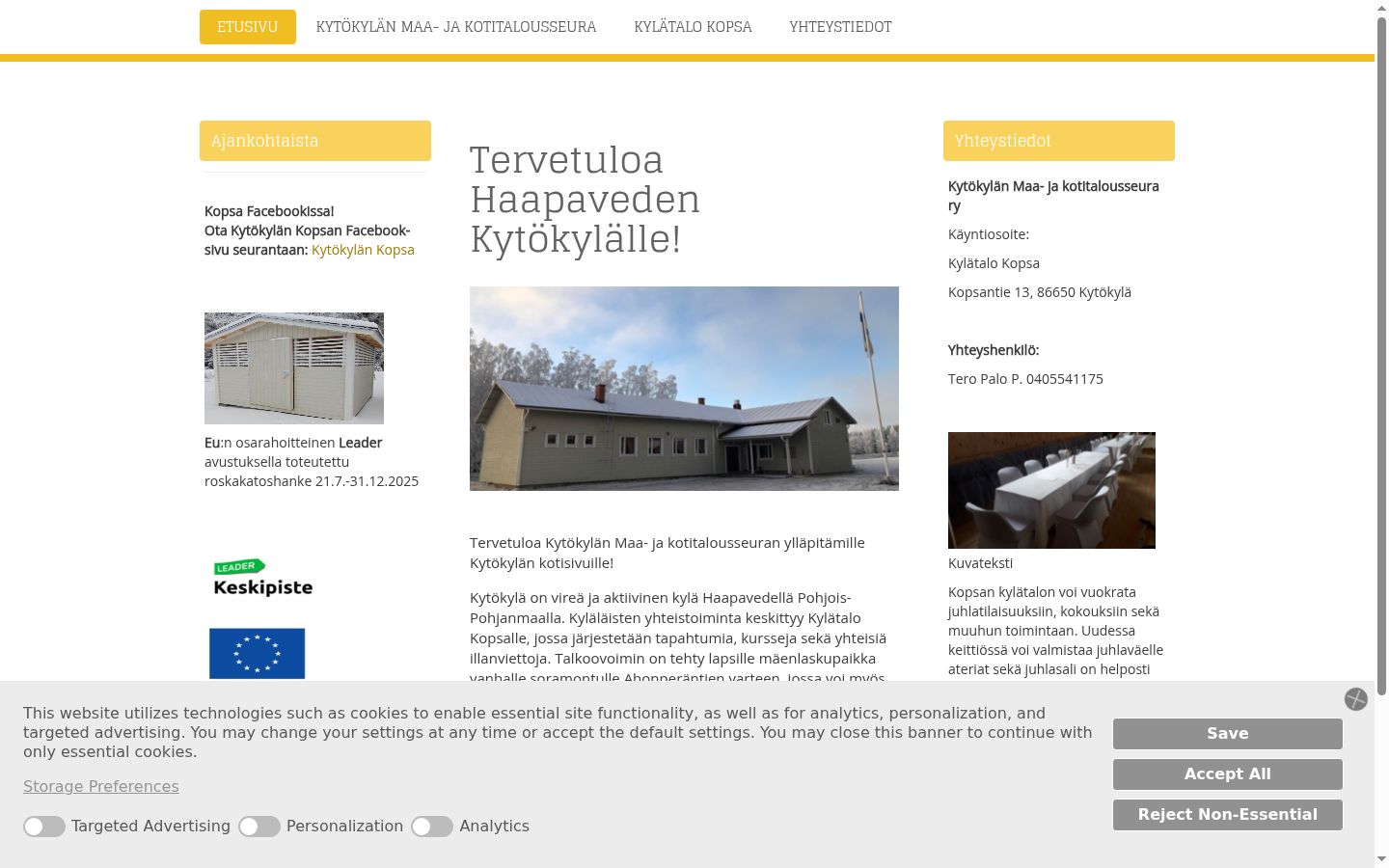 Captură de ecran a bannerului de consimțământ afișat înainte de orice interacțiune
