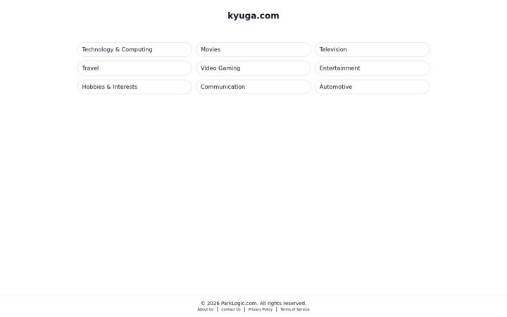 Screenshot of kyuga.com