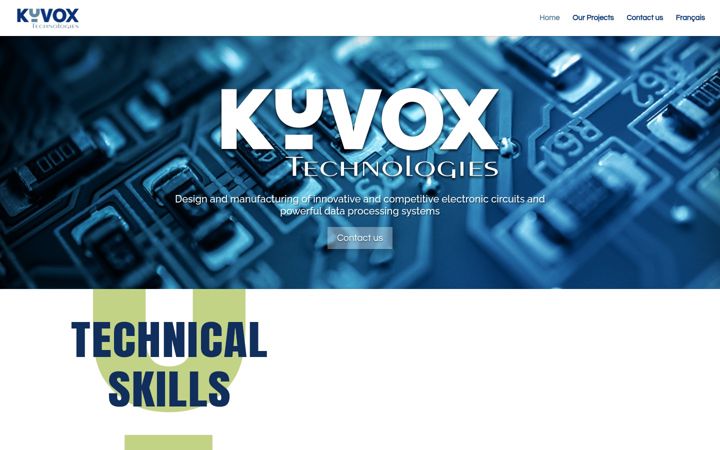 Screenshot of kyvox.com