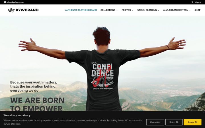 Screenshot of kywbrand.com