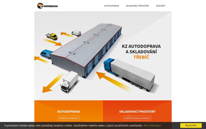 Screenshot of kzautodoprava.cz