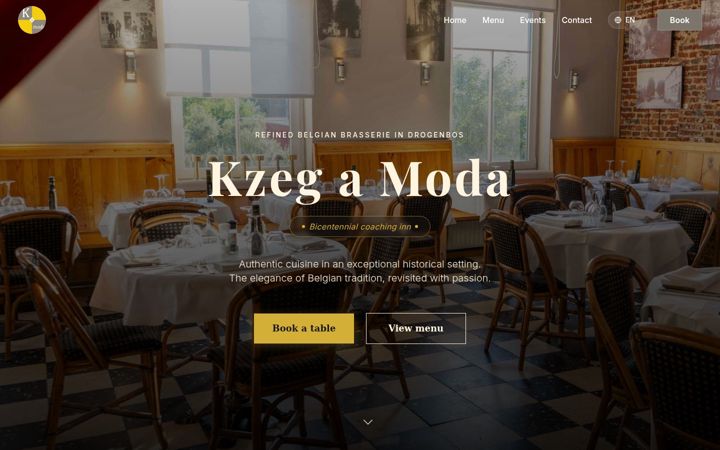 Screenshot of kzegamoda.be