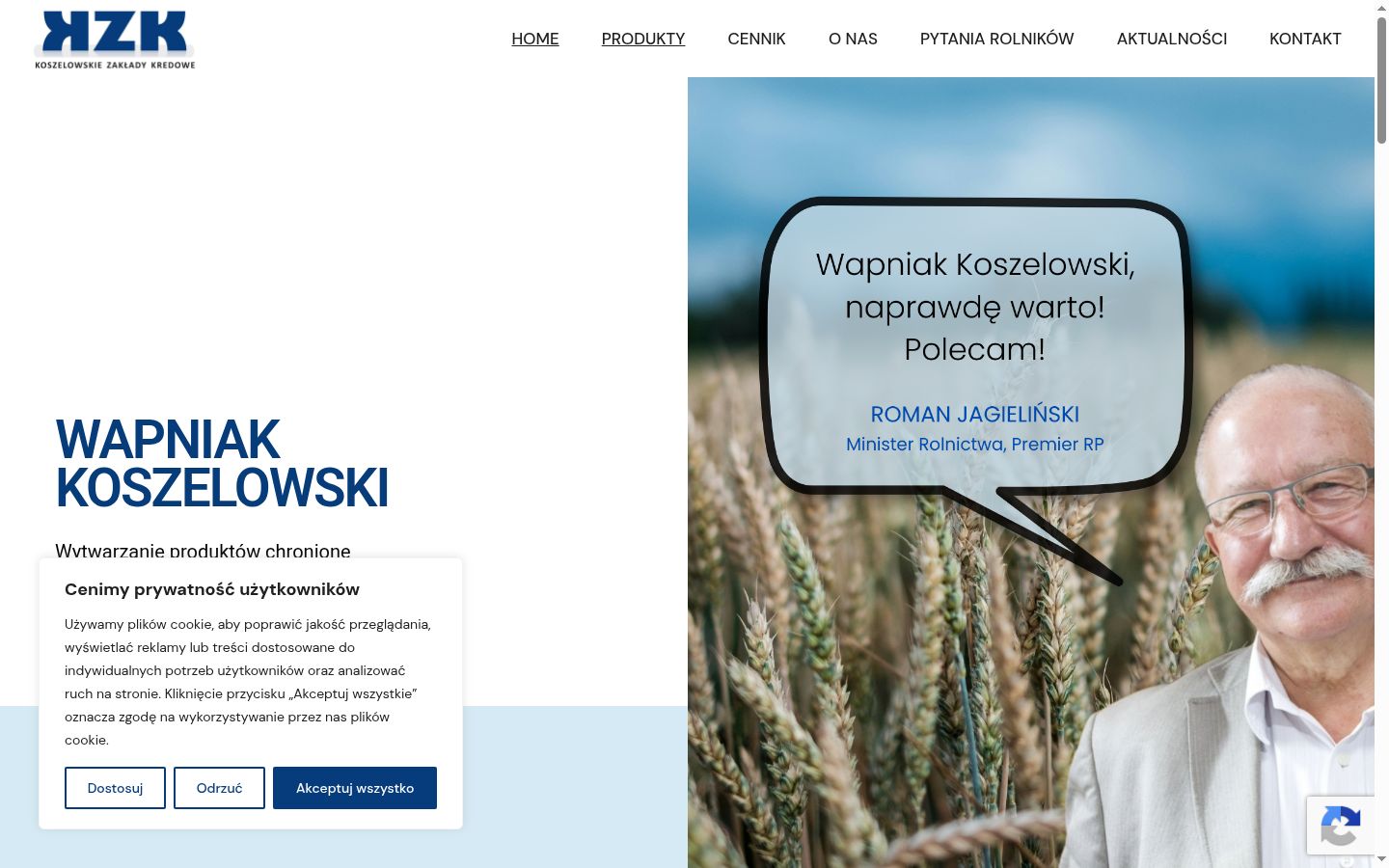 Screenshot des Einwilligungsbanners vor jeglicher Interaktion