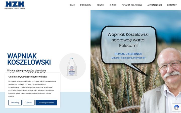 Screenshot of kzkpolska.com