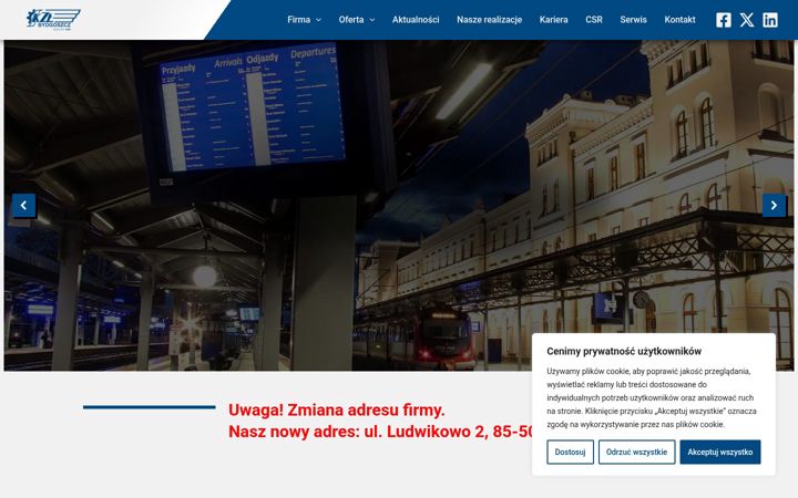 Screenshot of kzl.pl