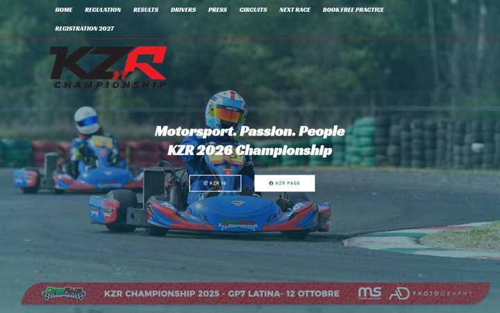Screenshot of kzrchampionship.it