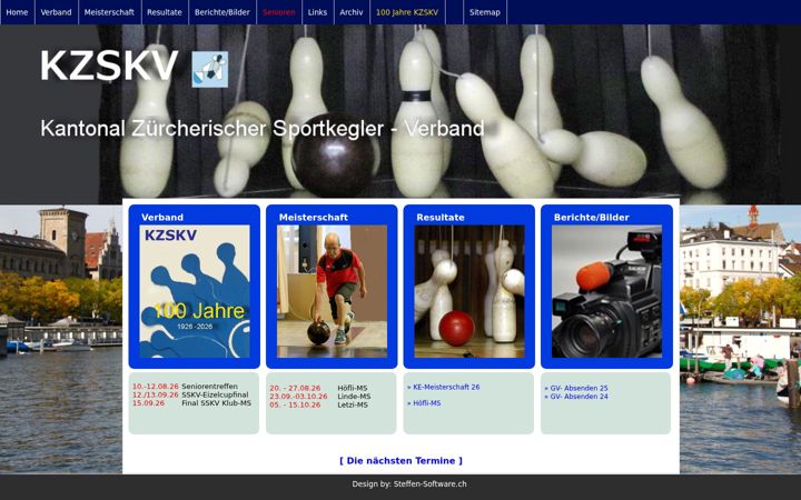 Screenshot of kzskv.ch