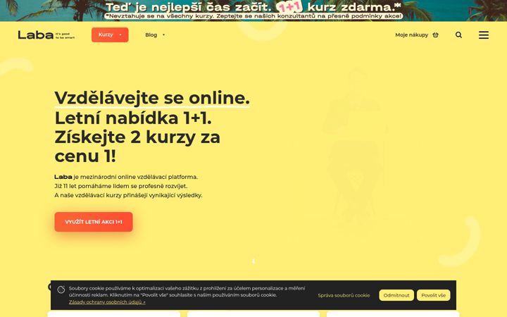 Screenshot of l-a-b-a.cz