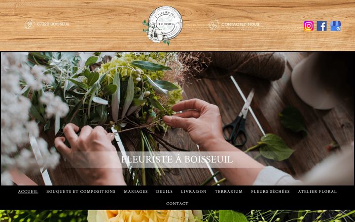 Screenshot of l-atelier-des-fleuristes.fr
