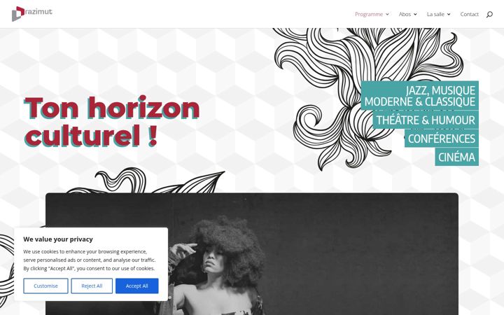 Screenshot of l-azimut.ch