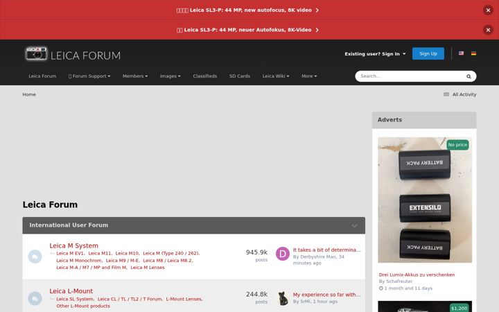 Screenshot of l-camera-forum.com