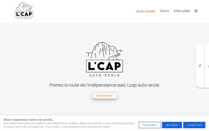 Screenshot of l-cap-autoecole.ch
