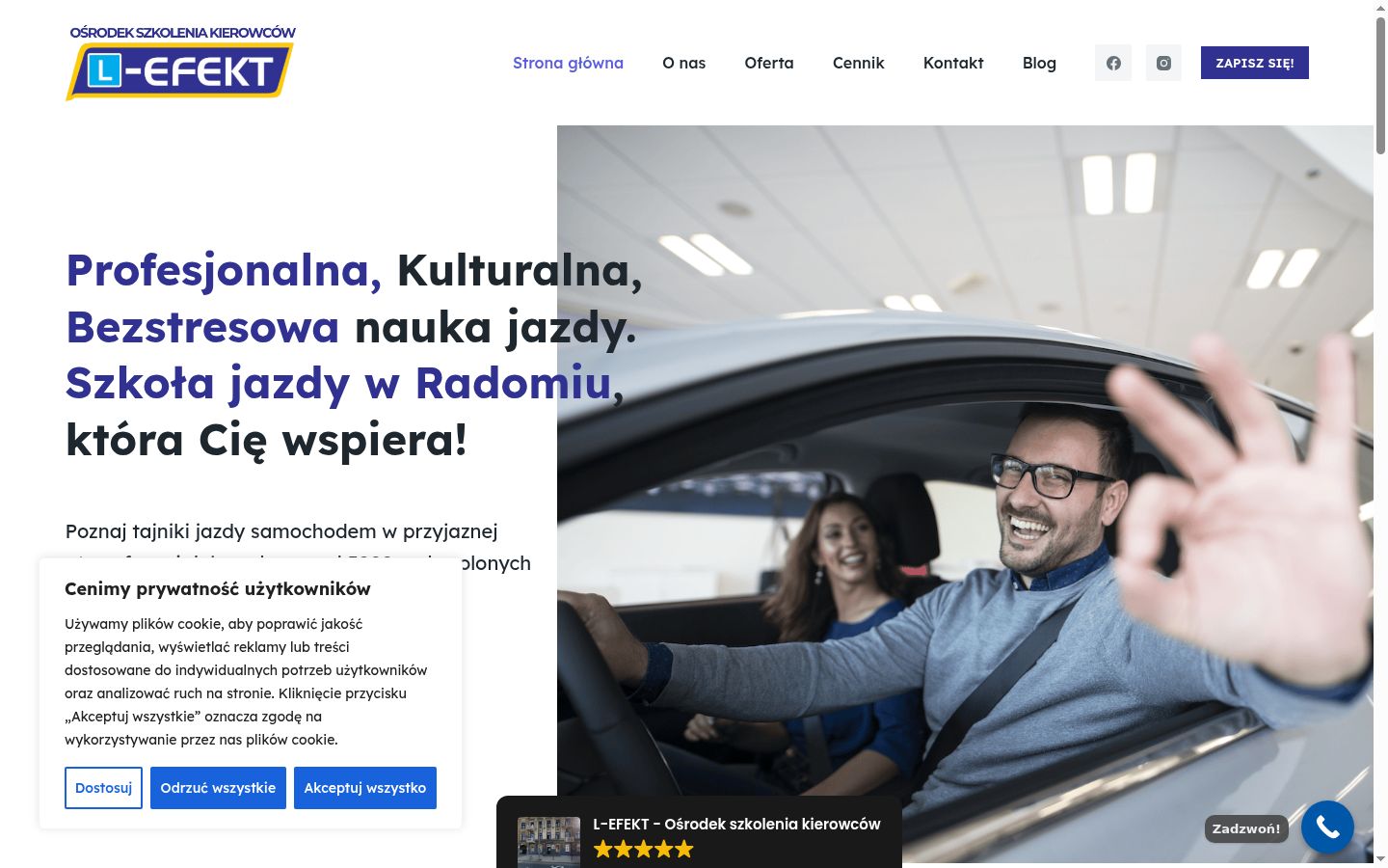 Képernyőkép a bármilyen interakció előtt megjelenő hozzájárulási bannerről