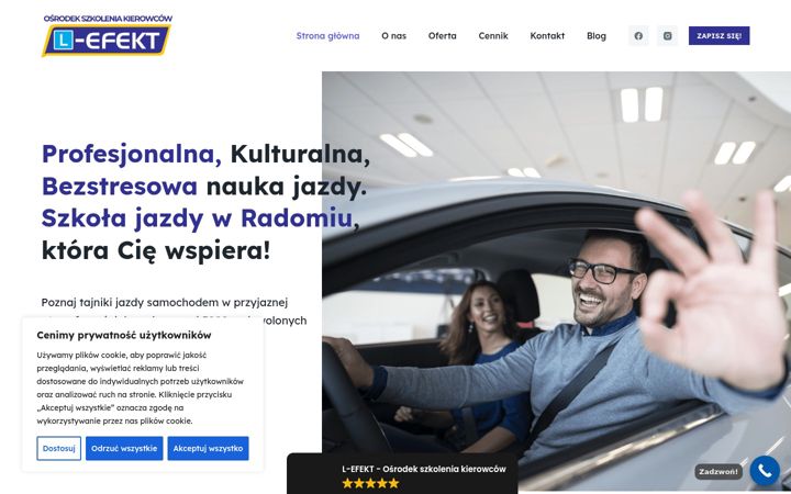 Screenshot of l-efekt.radom.pl