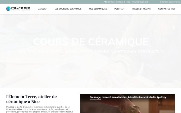 Screenshot of l-element-terre.com