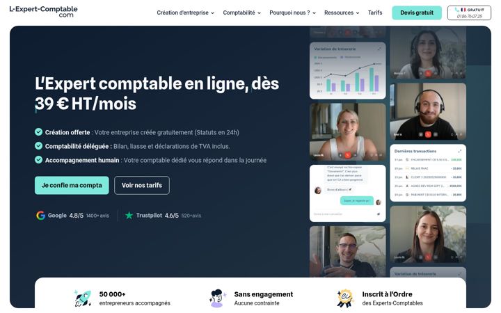Screenshot van l-expert-comptable.com