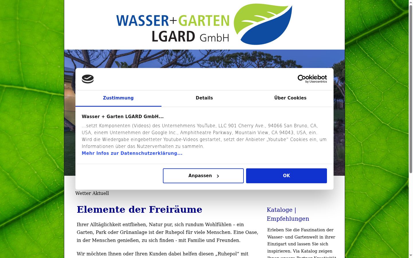 Screenshot van de toestemmingsbanner zoals getoond vóór enige interactie
