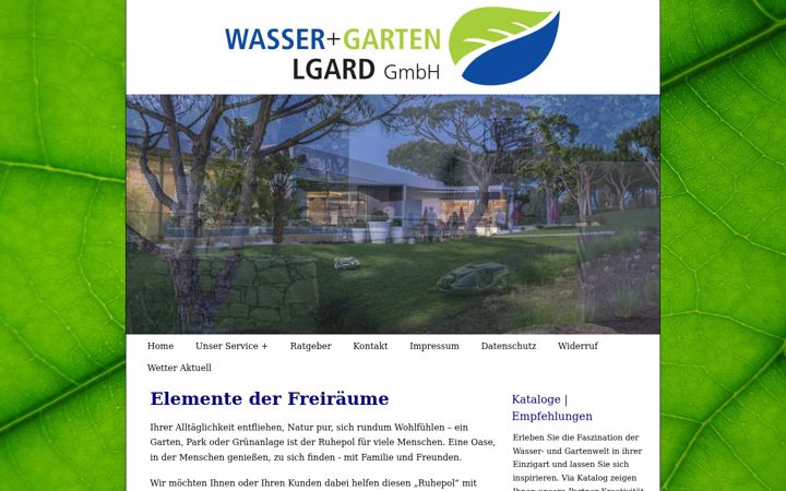 Screenshot of l-gard.de