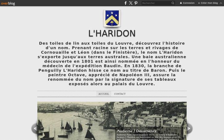Screenshot of l-haridon.fr