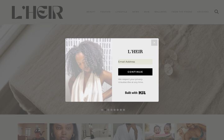 Screenshot of l-heir.com