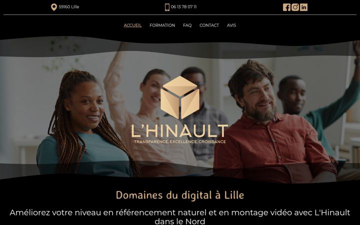 Screenshot of l-hinault.com
