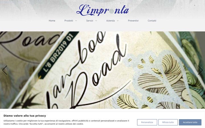 Screenshot of l-impronta.com
