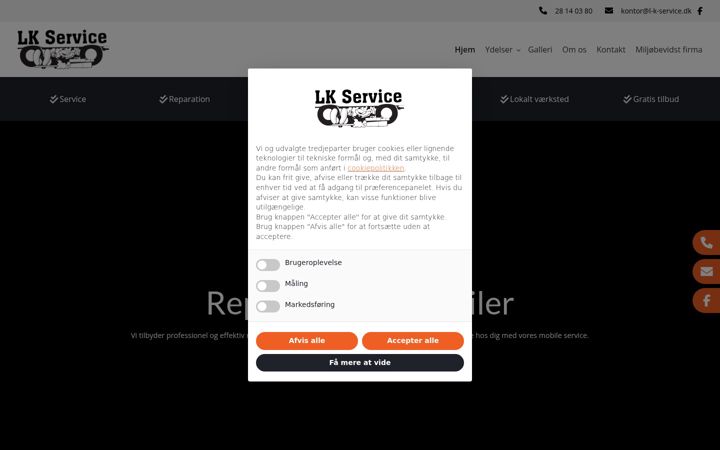 Screenshot of l-k-service.dk