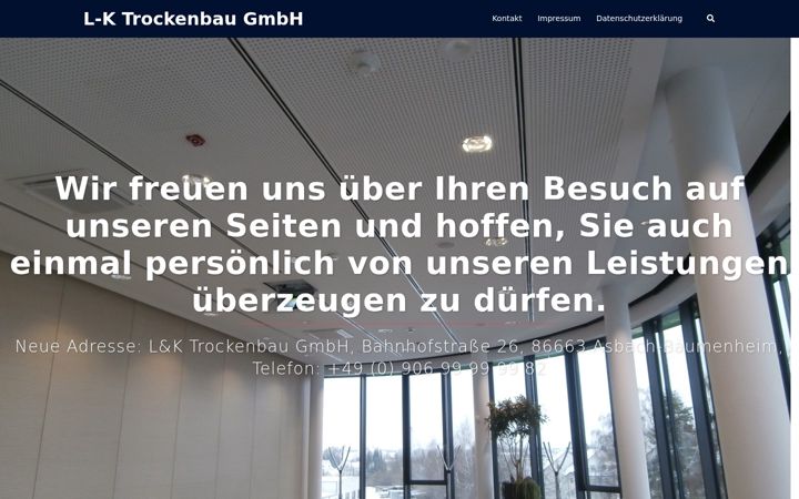 Screenshot of l-k-trockenbau.de