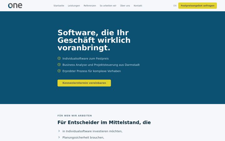 Screenshot of l-one.de
