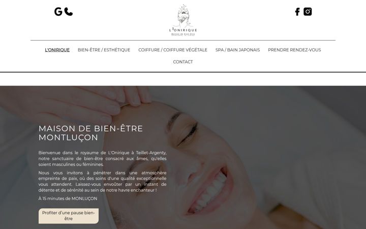 Screenshot of l-onirique.fr