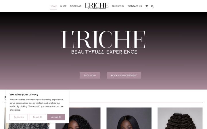 Screenshot di l-riche.com