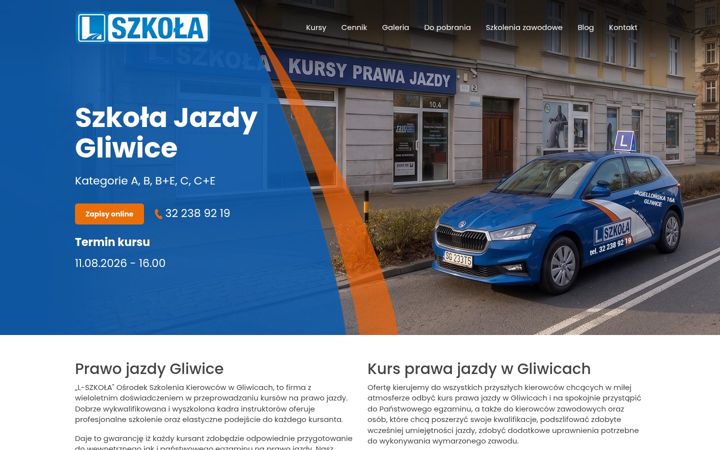 Screenshot of l-szkola.gliwice.pl