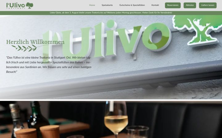 Screenshot of l-ulivo.de