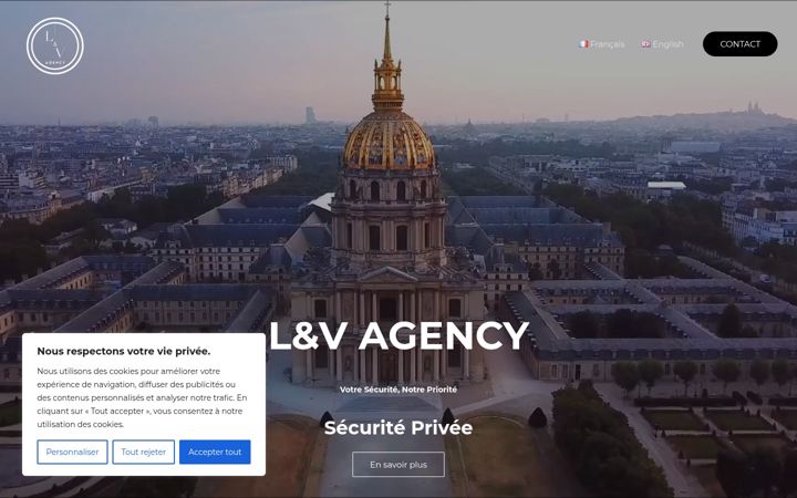 Screenshot of l-v-agency.com