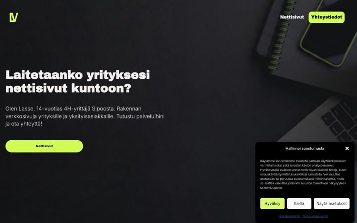 Screenshot of l-visuals.fi