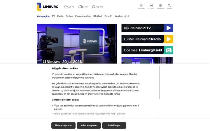 Screenshot of l1.nl